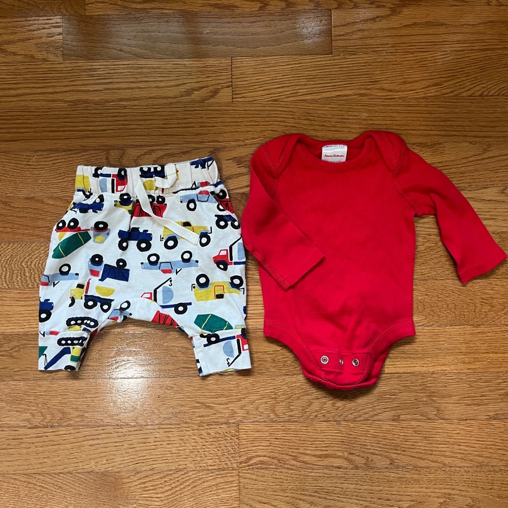 Hanna Andersson Organic Cotton Top & Pants Set